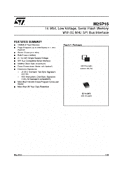 DataSheet M25P16 pdf